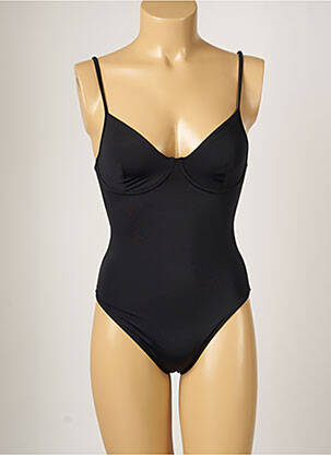 Costum de baie dintr-o singură piesă elasticitate sutien cupe întregi cu decolteu înalt negru NOHOLITA MON PETIT BIKINI femeie