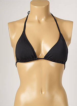 Sutien de costum de baie elasticitate top triunghiuri negru MON PETIT BIKINI femeie