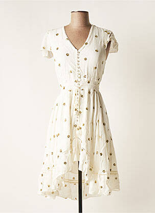 Rochie midi alb GOA femeie