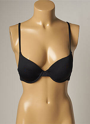 Sutien de costum de baie bretele elastice reglabile top sutien push-up negru MON PETIT BIKINI femeie