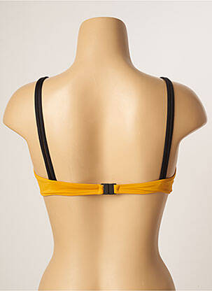 Sutien de costum de baie elasticitate top sutien tip racerback galben BANANA MOON femeie