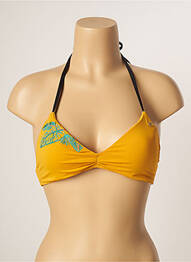 Sutien de costum de baie elasticitate sutien balconet cu decolteu înalt galben BANANA MOON femme