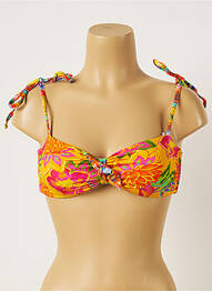 Sutien de costum de baie elasticitate top sutien modelat portocaliu BANANA MOON femme