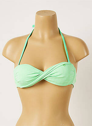 Sutien de costum de baie elasticitate top bentiță verde BANANA MOON femeie
