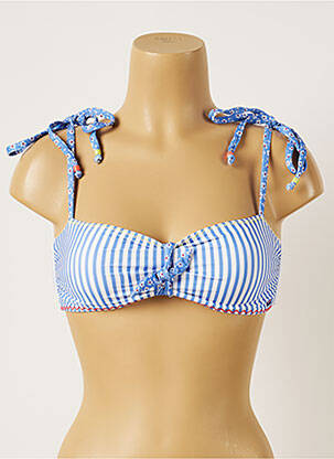 Sutien de costum de baie elasticitate top sutien modelat albastru BANANA MOON femeie