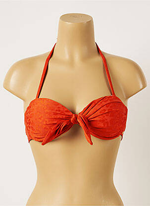 Sutien de costum de baie elasticitate top bentiță portocalie BANANA MOON femeie