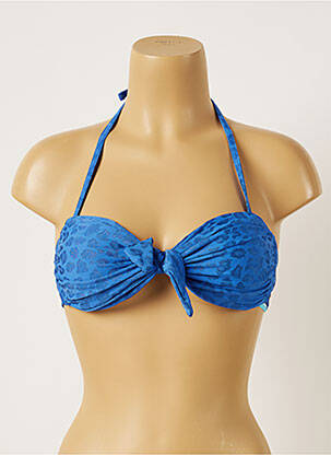 Sutien de costum de baie elasticitate top bentiță albastru BANANA MOON femeie
