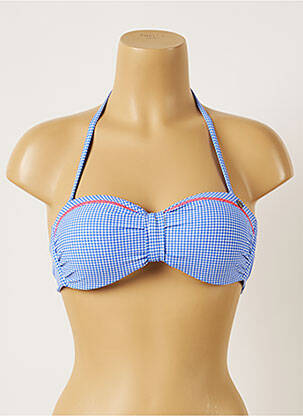 Sutien de costum de baie elasticitate top bentiță albastru BANANA MOON femeie