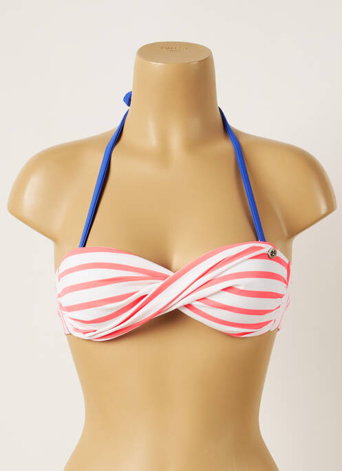 Sutien de costum de baie elasticitate top bentiță roz BANANA MOON femme