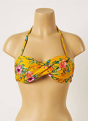 Sutien de costum de baie elasticitate top bentiță galben BANANA MOON femeie