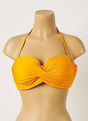 Sutien de costum de baie elasticitate top bentiță portocalie BANANA MOON femeie