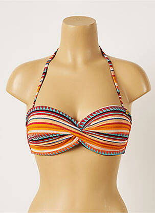 Sutien de costum de baie elasticitate top bentiță portocalie BANANA MOON femeie