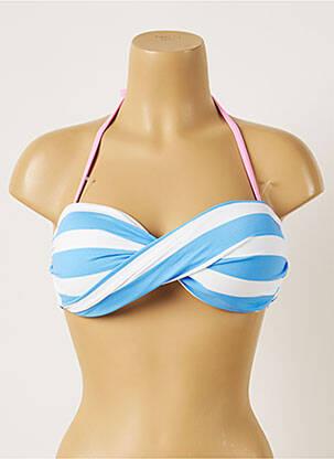 Sutien de costum de baie elasticitate top bentiță albastru BANANA MOON femeie