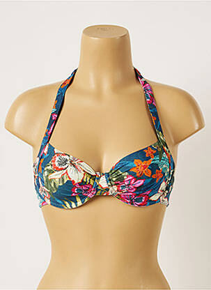 Sutien de costum de baie elasticitate albastru BANANA MOON femeie