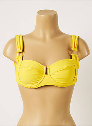 Sutien de costum de baie elasticitate galben BANANA MOON femeie