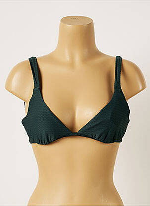 Sutien de costum de baie elasticitate top triunghiuri verde BANANA MOON femeie