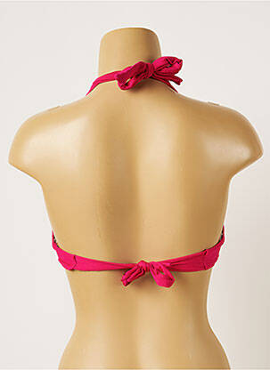 Sutien de costum de baie elasticitate top triunghiuri roz BANANA MOON femeie