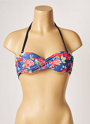Sutien de costum de baie elasticitate top bentiță albastru BANANA MOON femeie