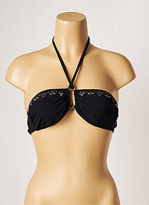 Sutien de costum de baie elasticitate top bentiță negru BANANA MOON femeie