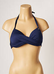 Sutien de costum de baie elasticitate top sutien modelat albastru BANANA MOON femeie