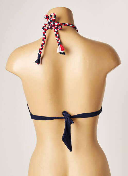 Sutien de costum de baie elasticitate top bentiță albastru BANANA MOON femme