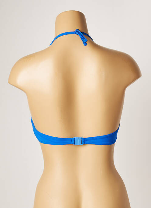 Sutien de costum de baie elasticitate sutien balconet cu decolteu înalt albastru BANANA MOON femme