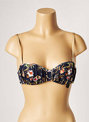 Sutien de costum de baie elasticitate top sutien modelat albastru BANANA MOON femeie