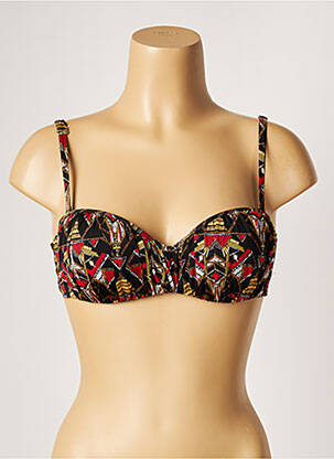 Sutien de costum de baie elasticitate top sutien modelat negru BANANA MOON femeie