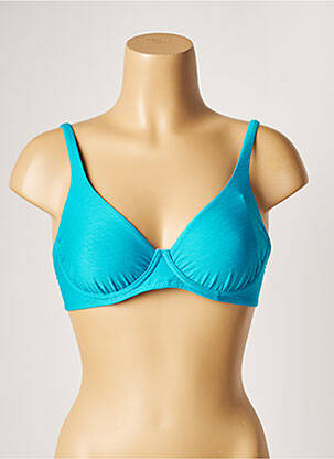 Sutien de costum de baie elasticitate sutien balconet cu decolteu înalt albastru BANANA MOON femeie