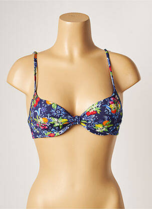 Sutien de costum de baie elasticitate top sutien modelat albastru BANANA MOON femeie