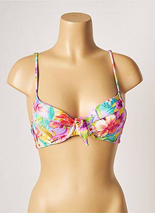 Sutien de costum de baie elasticitate top sutien push-up violet BANANA MOON femeie