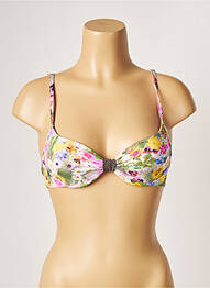 Sutien de costum de baie elasticitate top sutien modelat verde BANANA MOON femme
