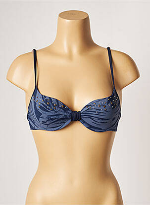 Sutien de costum de baie elasticitate top sutien modelat albastru BANANA MOON femeie