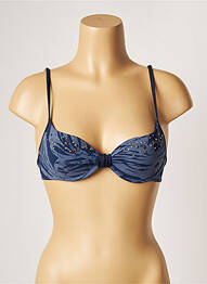 Sutien de costum de baie elasticitate top sutien modelat albastru BANANA MOON femme