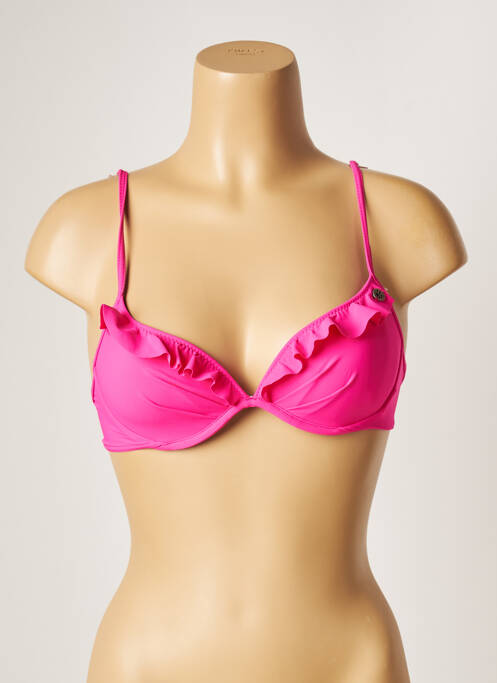 Sutien de costum de baie elasticitate top sutien modelat roz BANANA MOON femme