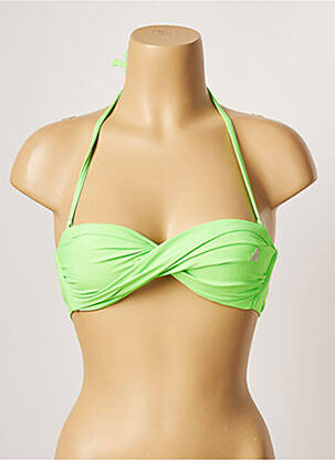 Sutien de costum de baie elasticitate top bentiță verde BANANA MOON femeie