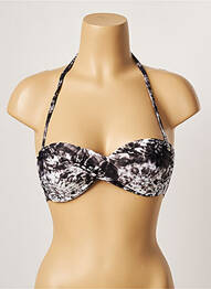 Sutien de costum de baie elasticitate top bentiță alb BANANA MOON femme
