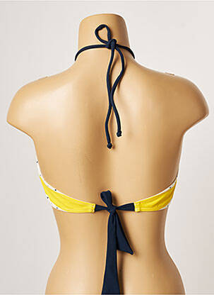 Sutien de costum de baie elasticitate sutien balconet cu decolteu înalt galben BANANA MOON femeie