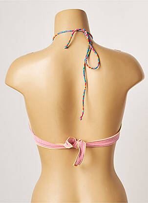 Sutien de costum de baie elasticitate top bentiță roz BANANA MOON femeie