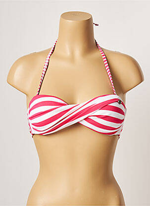 Sutien de costum de baie elasticitate sutien balconet cu decolteu înalt roz BANANA MOON femeie