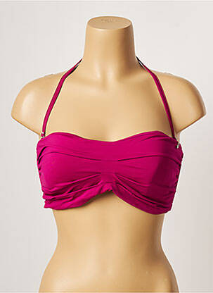 Sutien de costum de baie elasticitate sutien balconet cu decolteu înalt violet BANANA MOON femeie