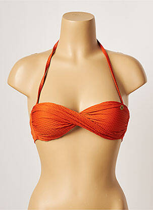 Sutien de costum de baie elasticitate sutien balconet cu decolteu înalt portocalie BANANA MOON femeie