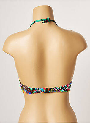 Sutien de costum de baie elasticitate sutien balconet cu decolteu înalt verde BANANA MOON femeie