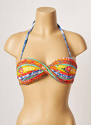 Sutien de costum de baie elasticitate sutien balconet cu decolteu înalt portocalie BANANA MOON femeie