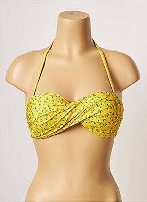 Sutien de costum de baie elasticitate top bentiță galben BANANA MOON femeie