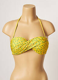 Sutien de costum de baie elasticitate top bentiță galben BANANA MOON femeie