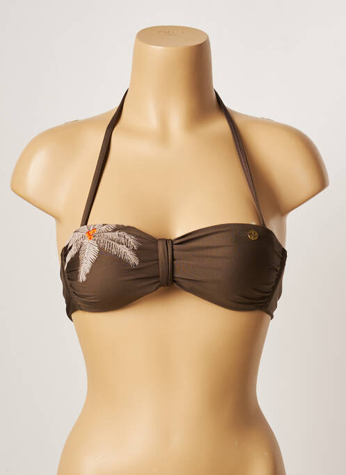 Sutien de costum de baie maro BANANA MOON femeie