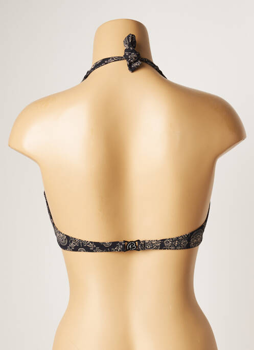 Sutien de costum de baie elasticitate sutien cupe întregi cu decolteu înalt negru BANANA MOON femme