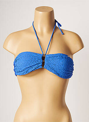 Sutien de costum de baie elasticitate top bentiță albastru BANANA MOON femeie