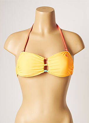 Sutien de costum de baie elasticitate top bentiță portocalie BANANA MOON femeie